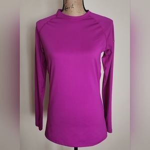 Nike Men's Vibrant Magenta Long Sleeve Tee